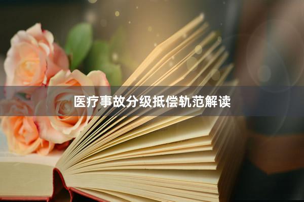医疗事故分级抵偿轨范解读